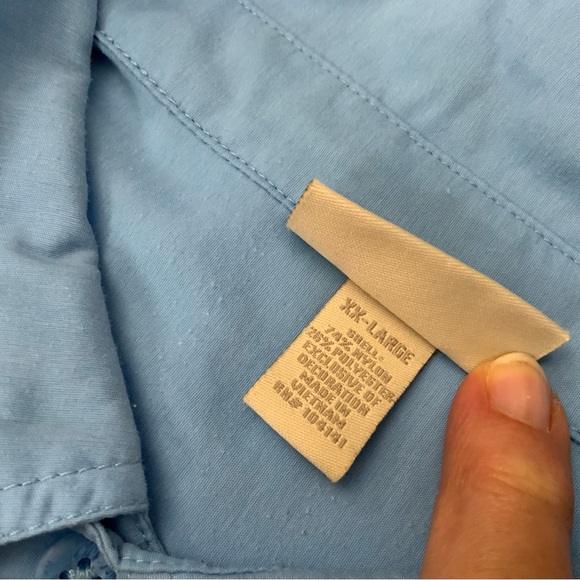 Field & Stream Shirt XXL
Blue
Fishing
Vented
2 Pockets
Roll Tab Sleeve - Picture 4 of 14